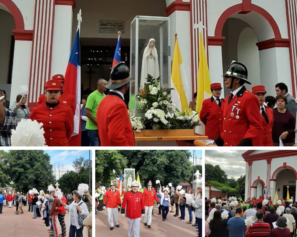 Virgen de Fátima visita Diócesis de Linares Chile