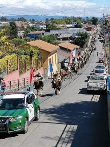 Cabalgata y bendición al Pueblo de Chanco